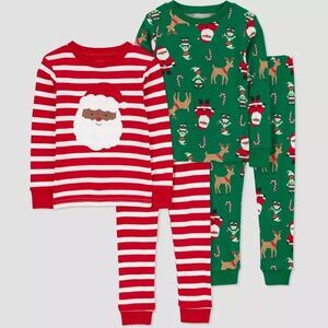 4 Piece Carters Just One You Christmas Pajamas 12 Months
